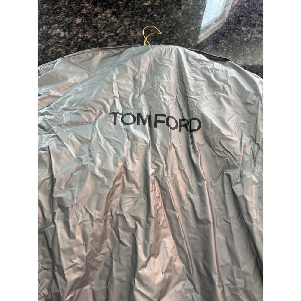 Tom Ford Midnight Blue Wool Military Cropped Jacket Gold Buttons CS1257 Size 36 - Picture 16 of 16